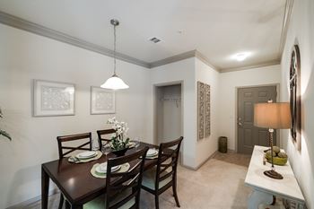 Dining Room Area With Coat Closet